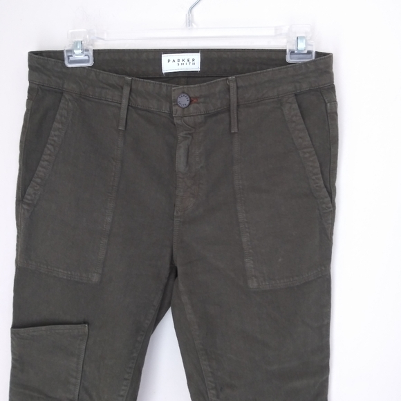 Parker Smith Army Green Cargo jeans Size 29/8 - Picture 4 of 7
